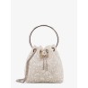 Bon Bon mesh bucket bag with micro sequins