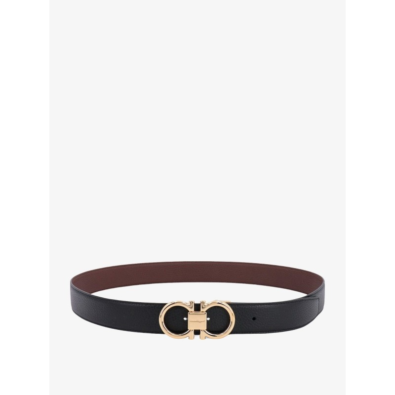 Reversible leather belt