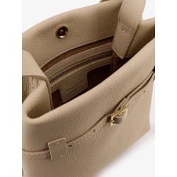 Mini Tote du Jour leather shoulder bag