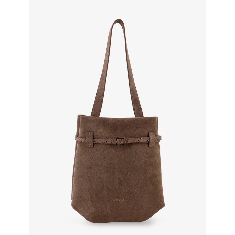 Mini Tote du Jour suede shoulder bag