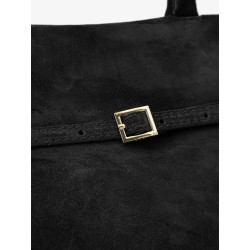 Le Cambon 35 suede handbag