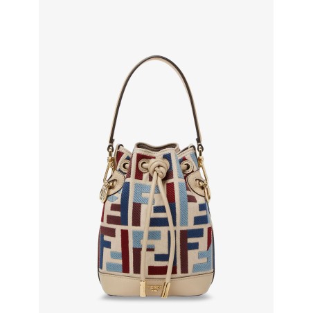 Mon Tresor crossbody bag with multicolor FF embroidery