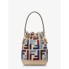 Mon Tresor crossbody bag with multicolor FF embroidery
