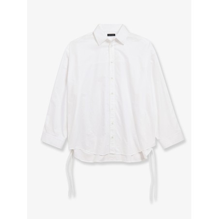 Lace-Up cotton shirt