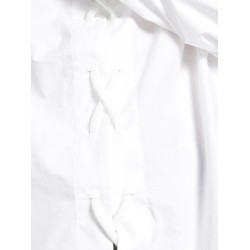 Lace-Up cotton shirt