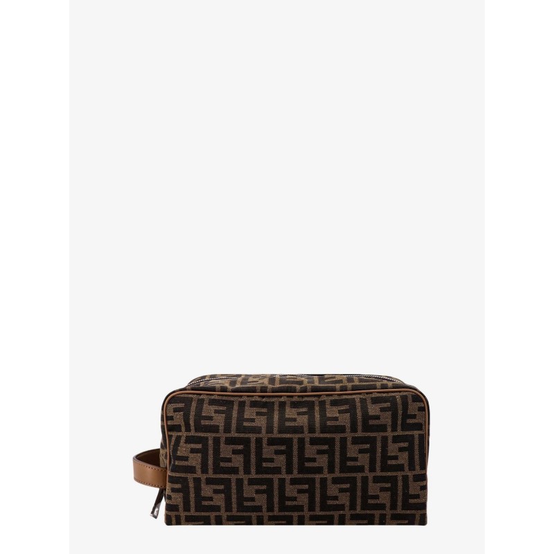 FF jacquard fabric Medium Beauty Case