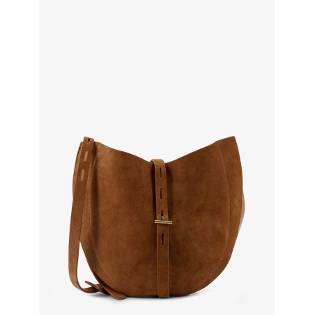 Suede crossbody bag