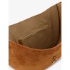 Suede crossbody bag