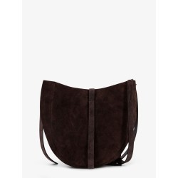 Suede shoulder bag
