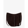 Suede shoulder bag