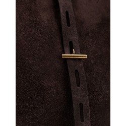 Suede shoulder bag