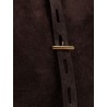 Suede shoulder bag
