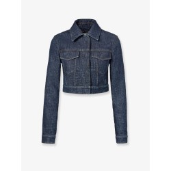 Padded denim jacket