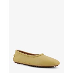 Leather ballerina with Gomminos detail on the back