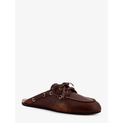 Délavé suede sabot