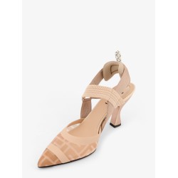 Colibrì technical mesh slingback with FF motif