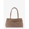 East West Le Cambon suede shoulder bag