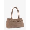 East West Le Cambon suede shoulder bag