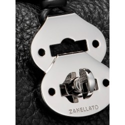 Dotta hammered leather crossbody bag