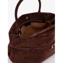 Le Cambon 35 suede shoulder bag