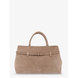 Le Cambon 35 suede shoulder bag