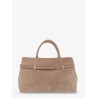 Le Cambon 35 suede shoulder bag