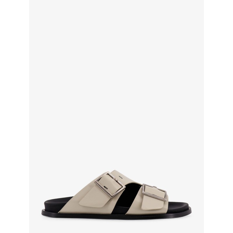 Alba low leather sandals