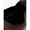 Suede crossbody bag