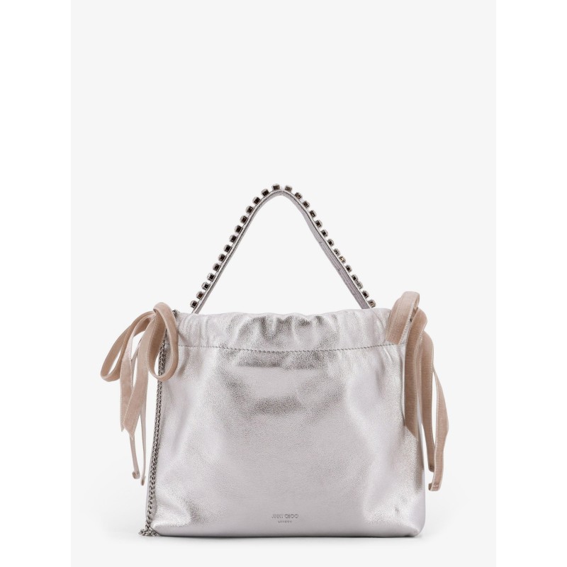 Metallic leather crossbody bag