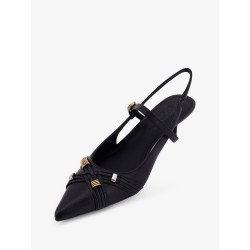 Gloria 18 leather pumps with metal lettering detail