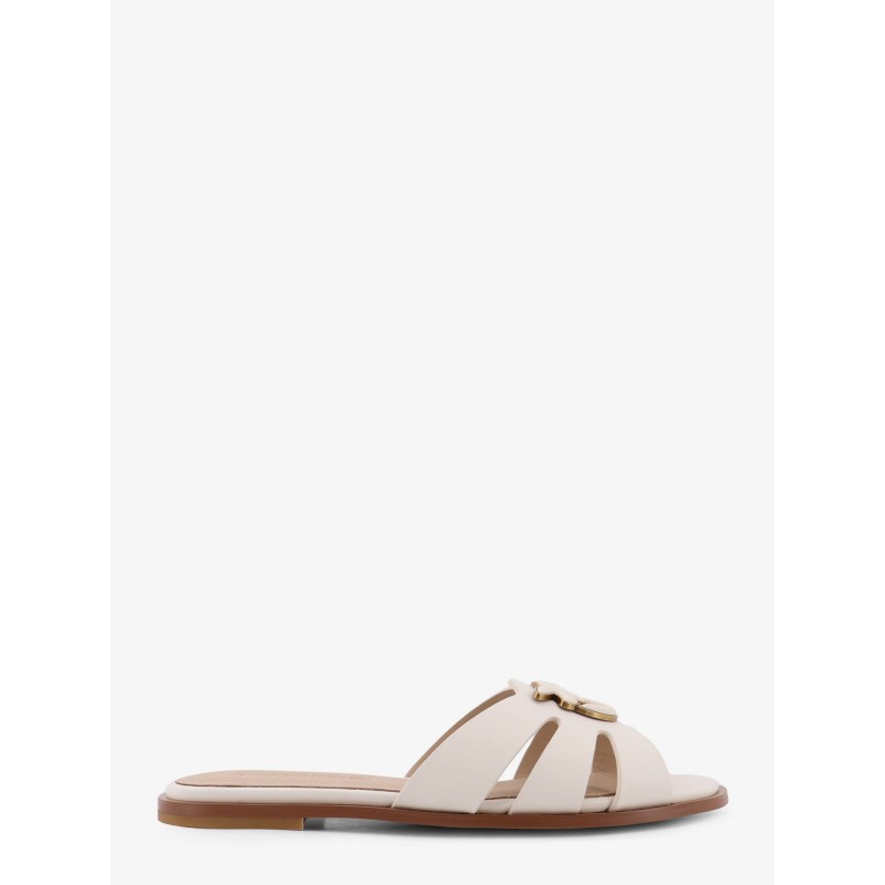Milly low leather sandals