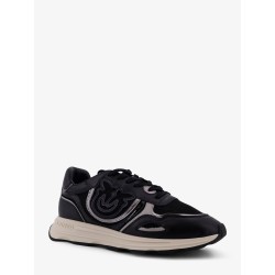 Zoe leather sneakers with mesh inserts