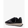 Zoe leather sneakers with mesh inserts