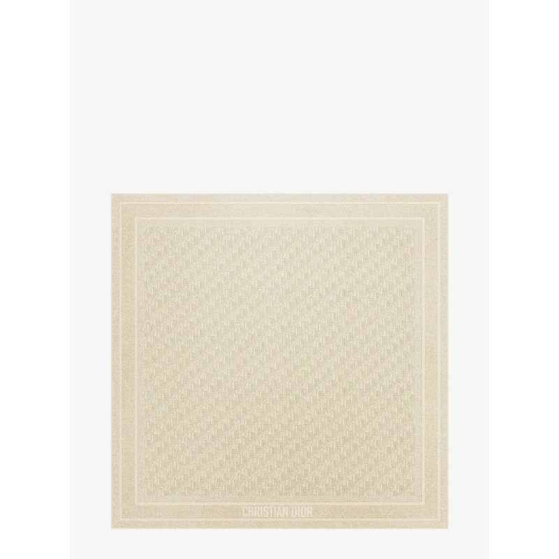 Dior Oblique Lurex silk foulard
