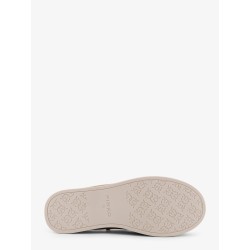 Grace suede loafers with metal lettering logo