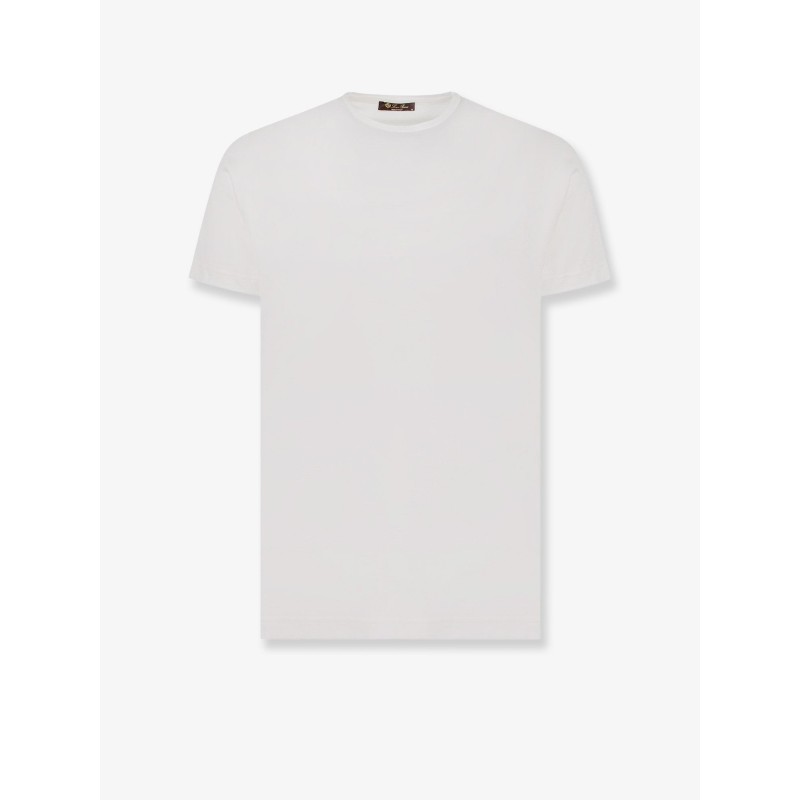 Silk and cotton t-shirt