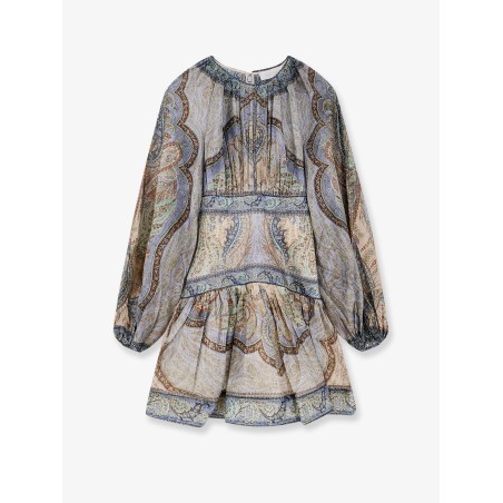 Wanderlust Cotton And Silk Mini Dress