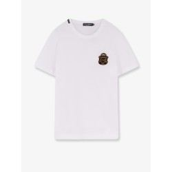 Cotton t-shirt with iconic logo patch