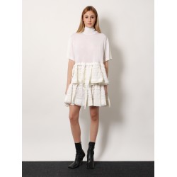 Peplum virgin wool sweater