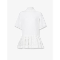 Peplum virgin wool sweater