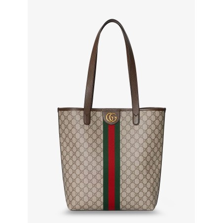 GG Monogram fabric Ophidia shopping bag