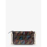 Baguette FF fabric clutch bag