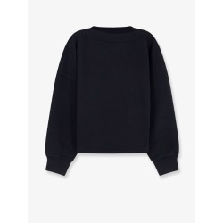 Boatneck cotton sweatshirt