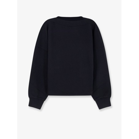 Boatneck cotton sweatshirt