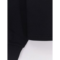 Boatneck cotton sweatshirt