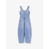 Round denim jumpsuit