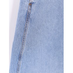 Round denim jumpsuit