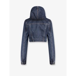 Hooded denim jacket