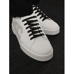 Portofino leather low-top sneakers