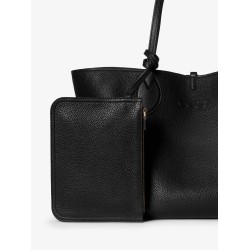Totissima leather shopping bag
